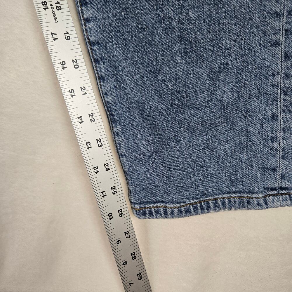 Zara Jeans Straight Leg Womens 10 Denim Pants Medium Wash 0743 - Picture 5 of 10